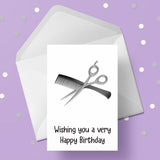 Hairdressing Birthday Card 04