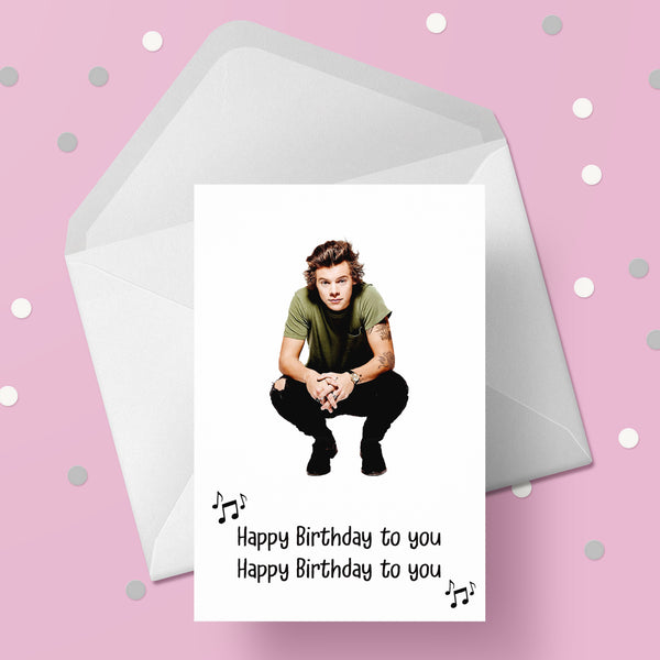 Harry Styles Birthday Card 06