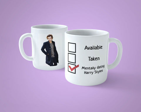 Harry Styles Mug - Funny mentally dating ...