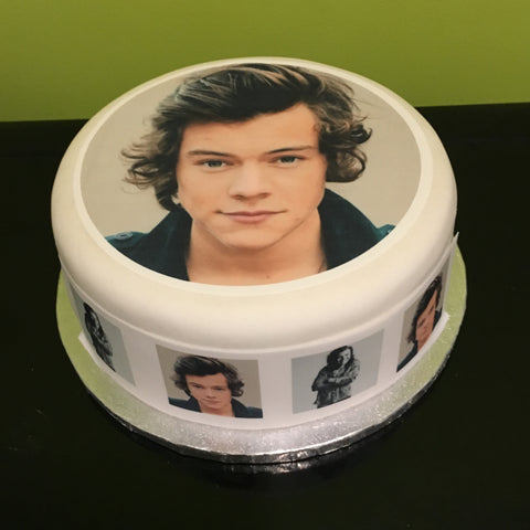 Harry Styles 04 Edible Icing Cake Topper