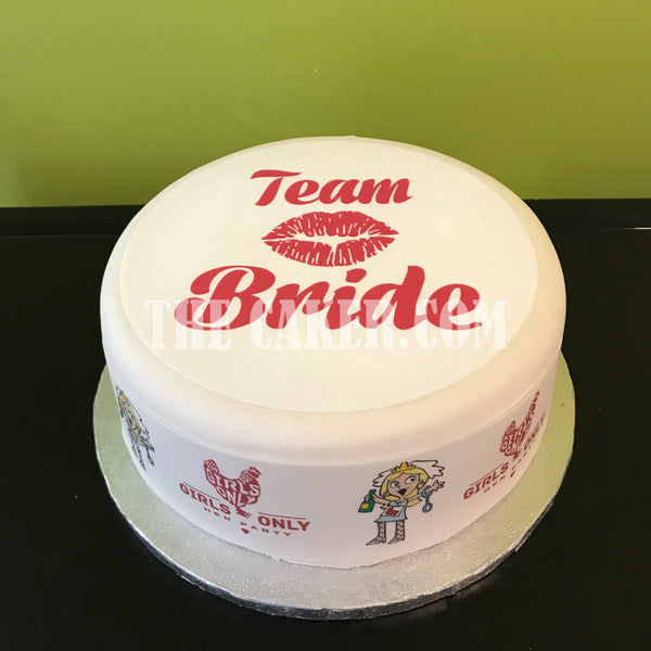 Hen Party Hen Do Edible Icing Cake Topper 01