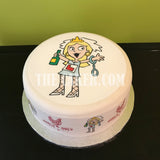 Hen Party Hen Do Edible Icing Cake Topper 02