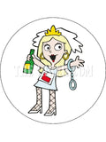 Hen Party Hen Do Edible Icing Cake Topper 02
