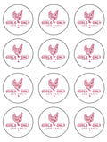 Hen Party Hen Do Edible Icing Cake Topper 03