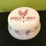 Hen Party Hen Do Edible Icing Cake Topper 03