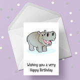 Hippo Birthday Card 01