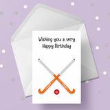 Hockey Birthday Card 01
