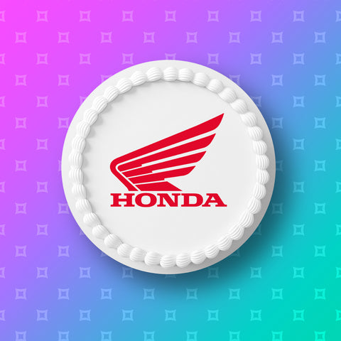 Honda Logo Edible Icing Cake Topper