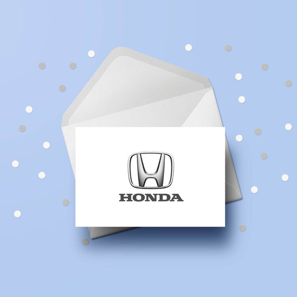 Honda Logo Birthday Card