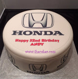 Honda Logo Car Edible Icing Cake Topper