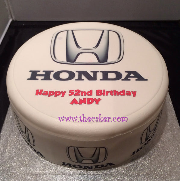 Honda Logo Car Edible Icing Cake Topper