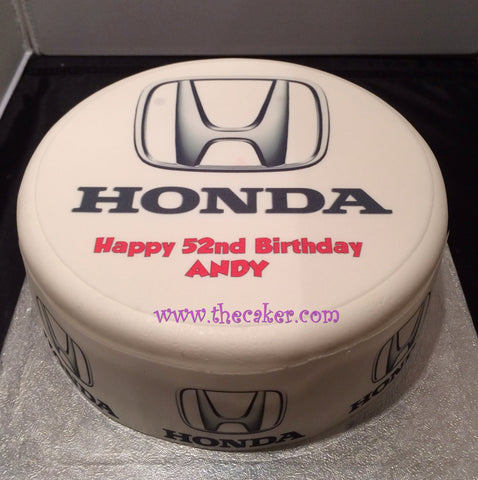 Honda Logo Edible Icing Cake Topper