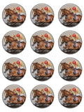 Horse Racing Edible Icing Cake Topper