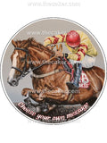 Horse Racing Edible Icing Cake Topper
