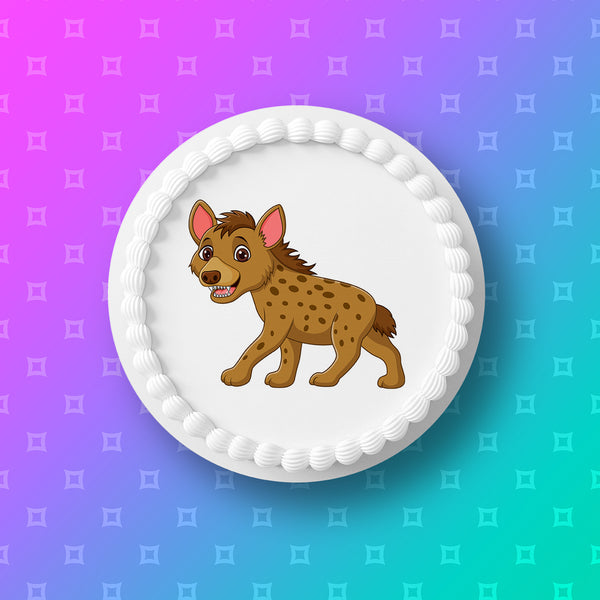 Hyena Edible Icing Cake Topper 02