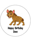 Hyena Edible Icing Cake Topper 02