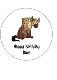 Hyena 01 Edible Icing Cake Topper