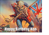 Iron Maiden 01 Edible Icing Cake Topper