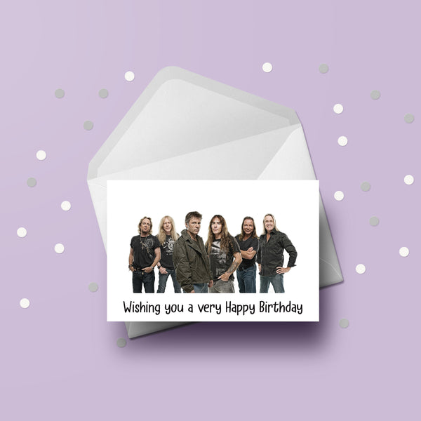 Iron Maiden Birthday Card 04
