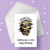 Iron Maiden 01 Edible Icing Cake Topper