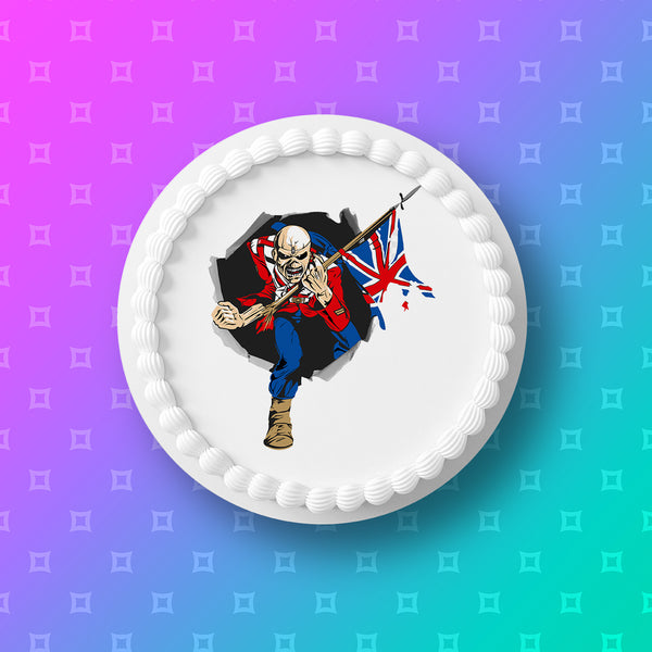 Iron Maiden Edible Icing Cake Topper 06