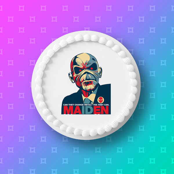 Iron Maiden Edible Icing Cake Topper 07