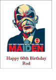 Iron Maiden Edible Icing Cake Topper 07