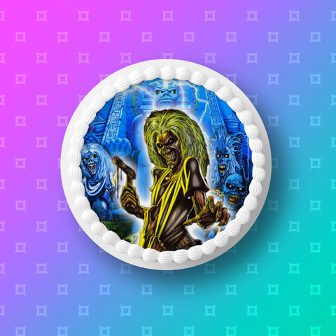 Iron Maiden 08 Edible Icing Cake Topper