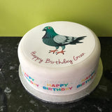 Pigeon Edible Icing Cake Topper 01