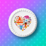 India Indian Theme Edible Icing Cake Topper