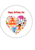 India Indian Theme Edible Icing Cake Topper
