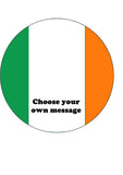 Ireland Irish Flag Edible Icing Cake Topper