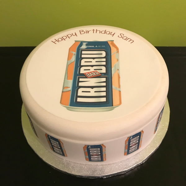 Irn Bru Can Edible Icing Cake Topper