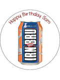Irn Bru Can Edible Icing Cake Topper