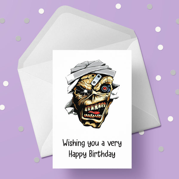 Iron Maiden Birthday Card 05