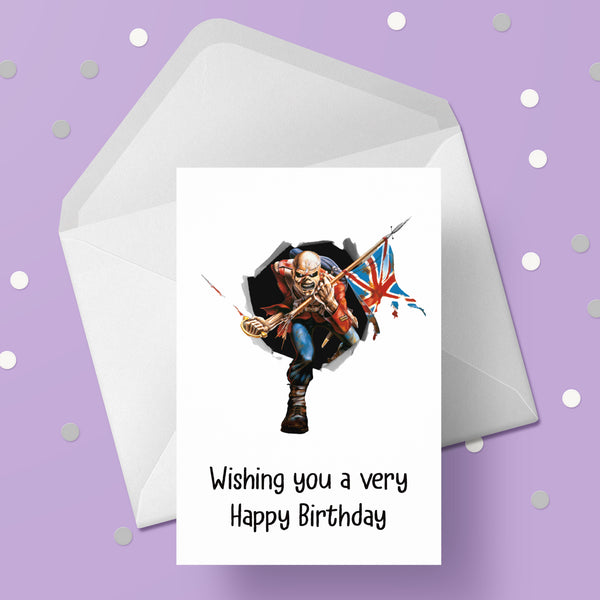 Iron Maiden Birthday Card 06