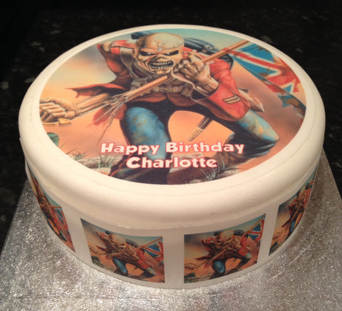 Iron Maiden 01 Edible Icing Cake Topper