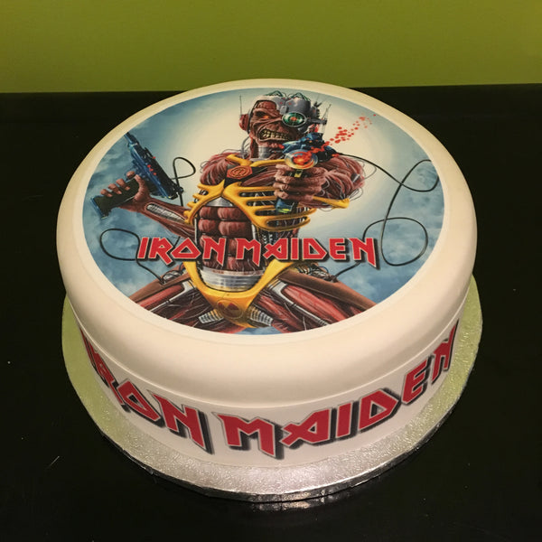 Iron Maiden Edible Icing Cake Topper 03
