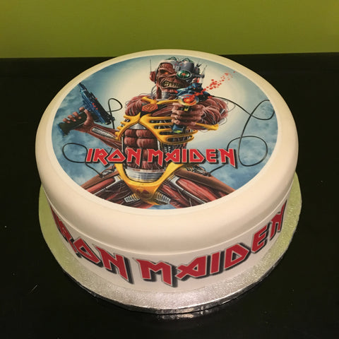 Iron Maiden 03 Edible Icing Cake Topper