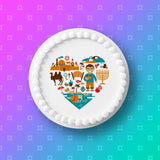 Israel Edible Icing Cake Topper