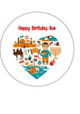 Israel Edible Icing Cake Topper