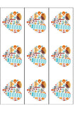 Italy Italian Theme Edible Icing Cake Topper