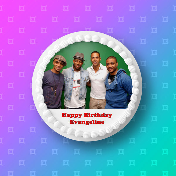JLS 01 Edible Icing Cake Topper or Ribbon