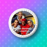 JLS 02 Edible Icing Cake Topper or Ribbon