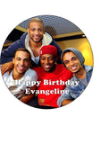 JLS 02 Edible Icing Cake Topper or Ribbon