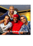 JLS 02 Edible Icing Cake Topper or Ribbon