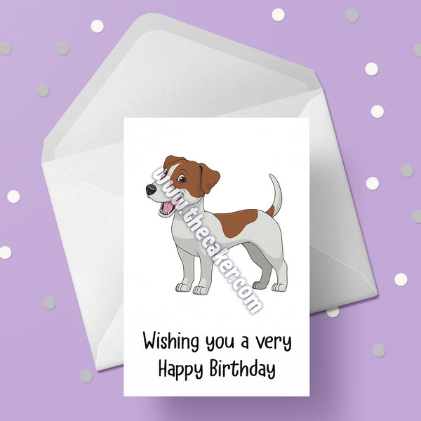 Jack Russell 01 Birthday Card