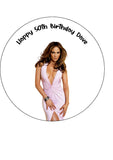 Jennifer Lopez 02 Edible Icing Cake Topper