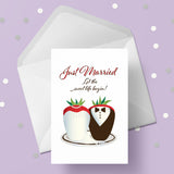Wedding Card Just Married