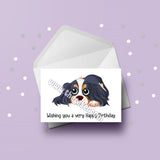 Cavalier Spaniel Dog Birthday Card 04